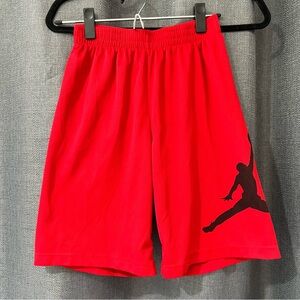 Nike Air Jordan Jumpman Graphic Shorts Youth Black/Red, Size L 12-13